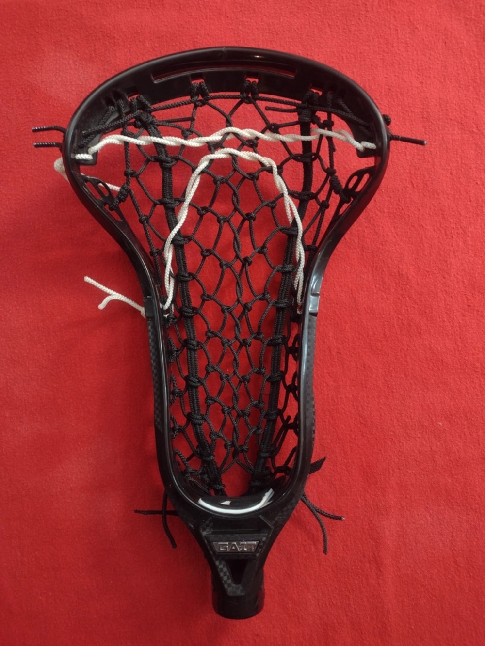 Black Lacrosse Head with Netting